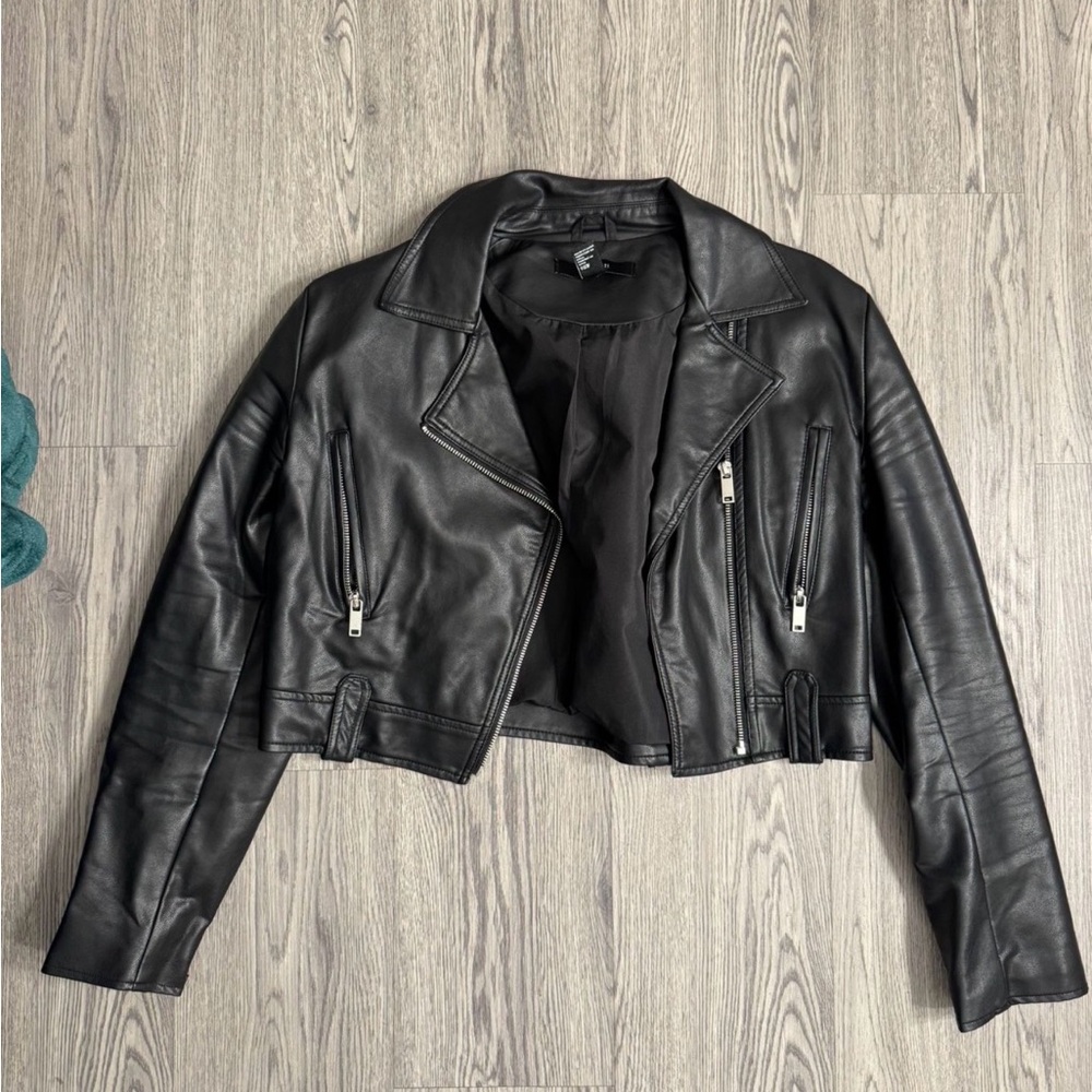 Black Leather Women's Jacket